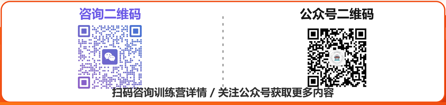 咨询二维码与公众号二维码